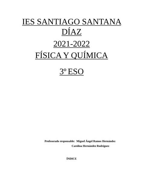 PDF IES SANTIAGO SANTANA DÍAZ 2021 2022 FÍSICA Y QUÍMICA 3º