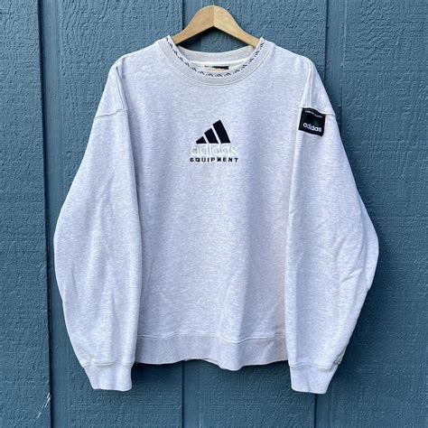 Vtg 90s Adidas Equipment Limited Edition Grey Depop