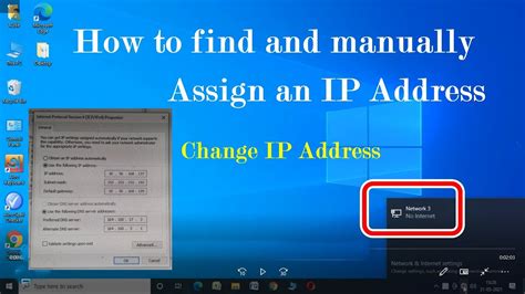 How To Find And Manually Assign An Ip Address In Windows Change Ip