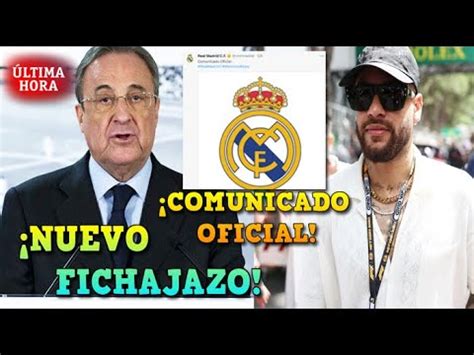 COMUNICADO OFICIAL Del REAL MADRID NUEVO GRAN FICHAJE EL CONTRATO