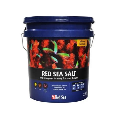 Sal Marinho Red Sea 22kg 660l Balde Madeiramadeira