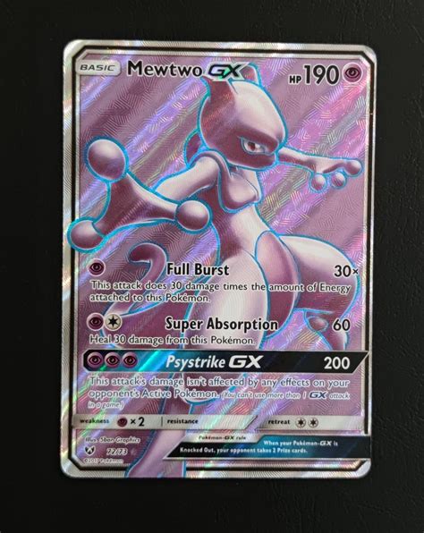 Mewtwo Gx Shining Legends Holo Sm Sun Moo K P P Tradera