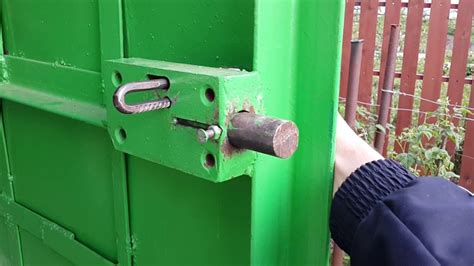 Interesting door lock - YouTube | Door locks, Doors, Garage door lock