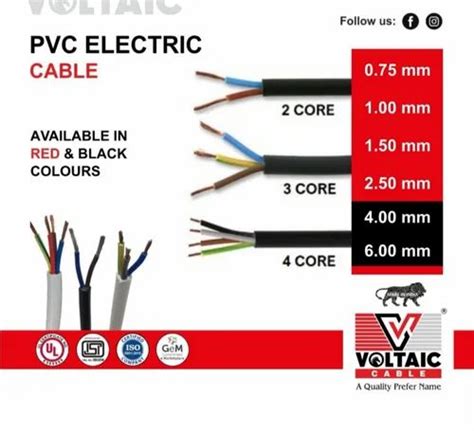 Sq Mm Core Flexible Cables At Meter Pvc Multi Core Flexible