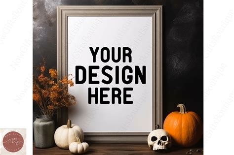 Halloween Frame Mockup 5 Graphic By Nowtsboutique · Creative Fabrica