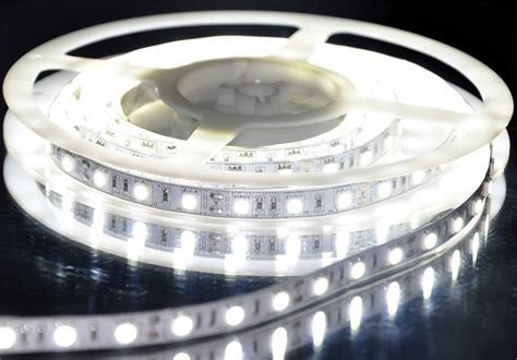 5m Rollo Tira Cinta Led 5050 Blanco Frio Exterior 60 Led M 795 00