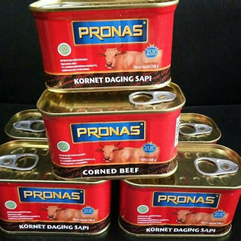 Jual Pronas Kornet Sapi Dengan Daging Gr Suwir G Chunky