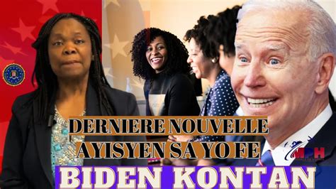 URGENT AYISYEN FE PREZIDAN BIDEN KONTAN LA ROUSSI AP MACHE SOU