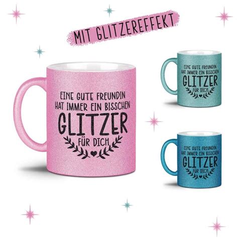 Glitzer Tasse Mit Name Und Spruch Bedrucken Tassendruck