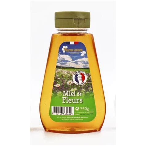 Miel de fleurs MAISON VERGNON le flacon de 350g à Prix Carrefour