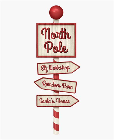 North Pole Sign Clipart , Free Transparent Clipart - ClipartKey