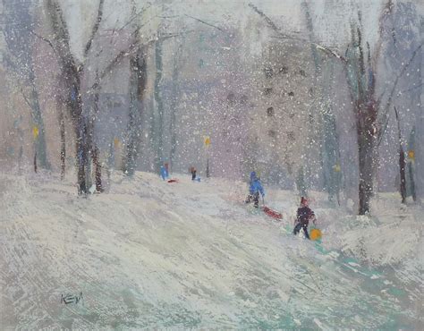 Painting My World: Painting a Winter Landscape 6 Easy Steps