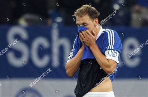 Schalkes Benedikt Hoewedes Reacts After Uefa Editorial Stock Photo