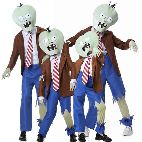 Kids Adults Plants vs Zombies Costume