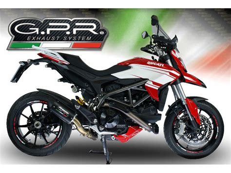 GPR GPR Ducati Hypermotard 939 Slip On Exhaust Furore Evo 4 Nero