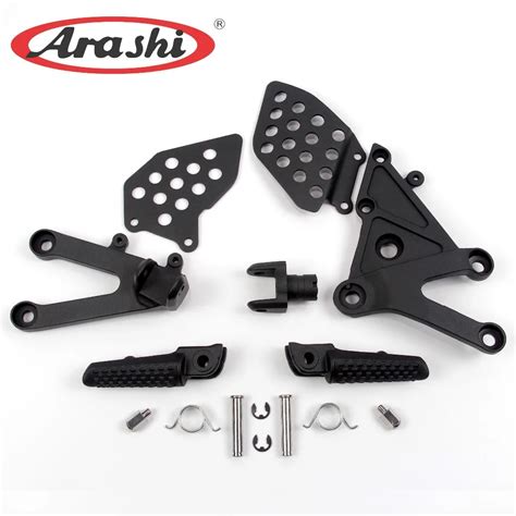 ARASHI 1 Set Motocicleta Frente Pé pegs Apoio Para Os Pés Pedais Para