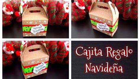 Diy Haz Una Cajita Navide A Para Regalar Cn Imprimible Especial