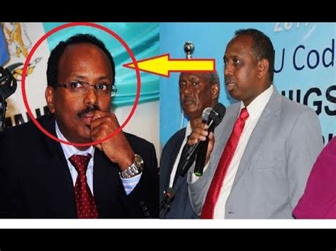 Daawo Musharixii Farmaajo Uu Watay Oo Siro Badan Banaanka Keenay Youtube