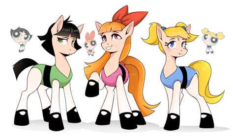 The Powerpuff Girls Суперкрошки понификация Mlp понификация