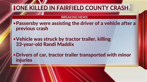 Woman Fatally Hit By Tractor Trailer While Helping People Involved In