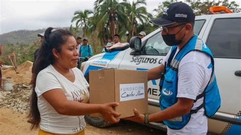 Las Fundaciones Carlos Slim Y Telmex Telcel Entregan Toneladas De