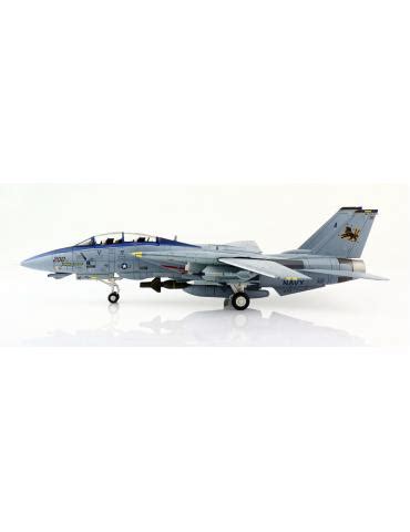 MAQUETTE METAL F 14D TOMCAT N164347 VF 213 BLACK LIONS FINAL CRUISE