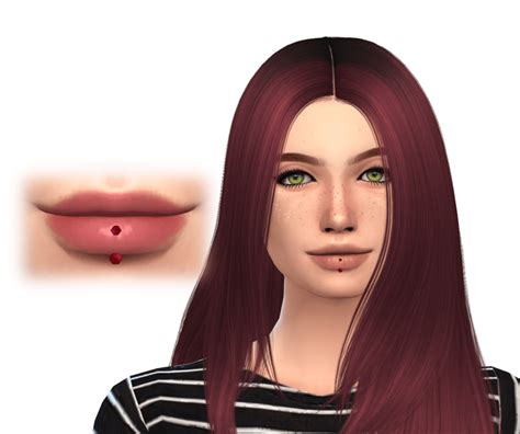 Sims 4 Mods Lip Piercing | Sitelip.org