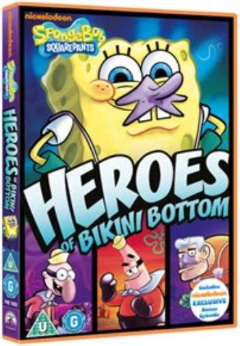 Spongebob Squarepants Heroes Of Bikini Bottom DVD CD 3qvg The Fast