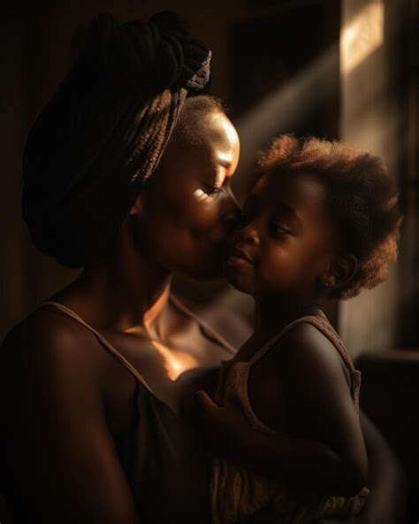 Premium Photo The Strength Of Black Motherhood Two Women In Love