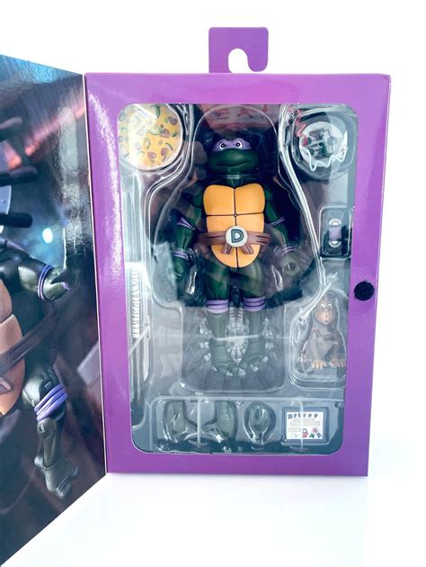 2024 NECA Teenage Mutant Ninja Turtles Pizza Club Donatello In Hand EBay