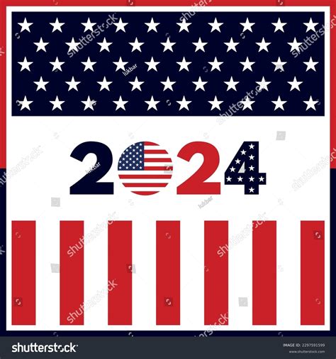 Usa Election 2024 Vector Background Stock Vector (Royalty Free ...