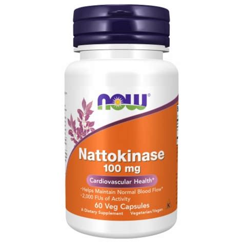 NOW Foods Nattokinase, 100 mg - 60 Vcaps® - Kroger