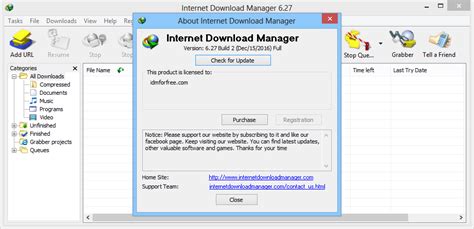 Free Idm Registration Internet Download Manager 6 27 Build 2 Full