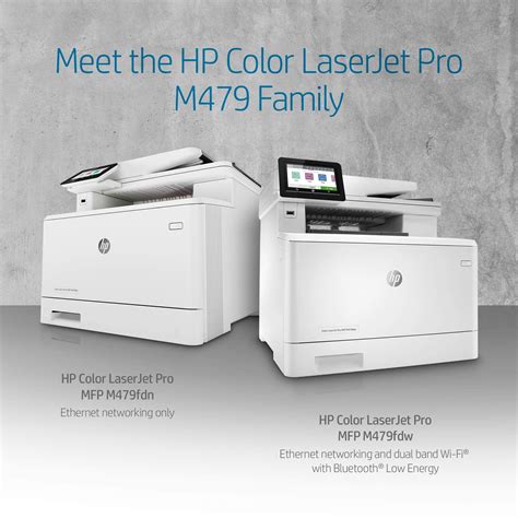 Hp Color Laserjet Pro Multifunction M479fdw Wireless Laser Printer W1a80a Renewed