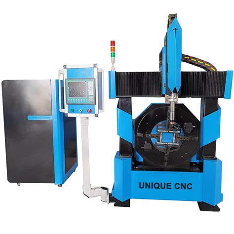 Axis Round Square Steel Tube Cutting Cnc Plasma Machine For Sale