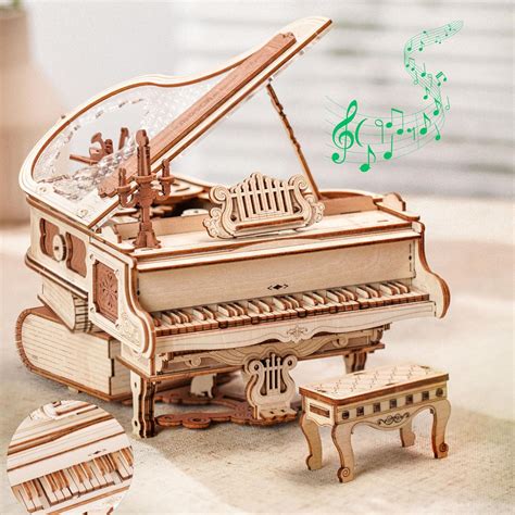 Rokr Pianoforte Puzzle D Modellismo Per Adulti Costruire Idea Regalo