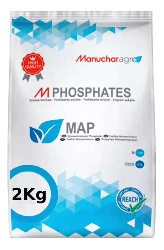 Adubo Fertilizante Map Fosfato Monoamonico Purificado 2kg