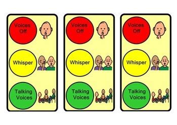 Voice Level Traffic Lights By Thinking Tree Resources TpT