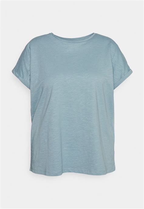 Anna Field Curvy Basic T Shirt Green Zalando De