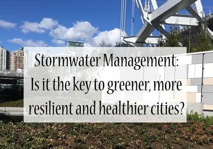 Stormwater Management Is It The Key To Greener More Resilient And