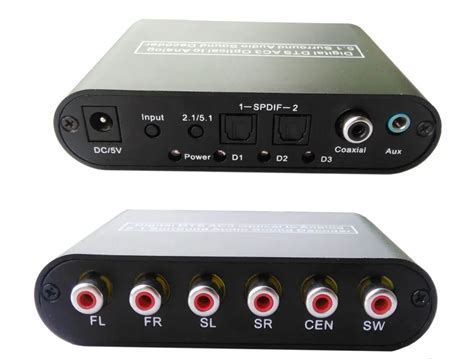 Easyday Digital Audio Decoder 5.1 Audio Gear DTS/AC Digital to Analog ...