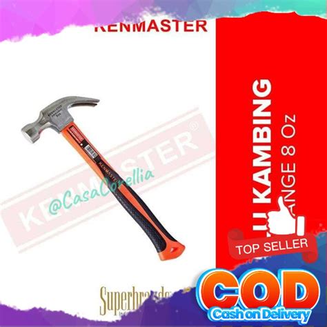 Jual Palu Kambing Martil 8 Oz Martil Hammer Gagang Fiber Karet