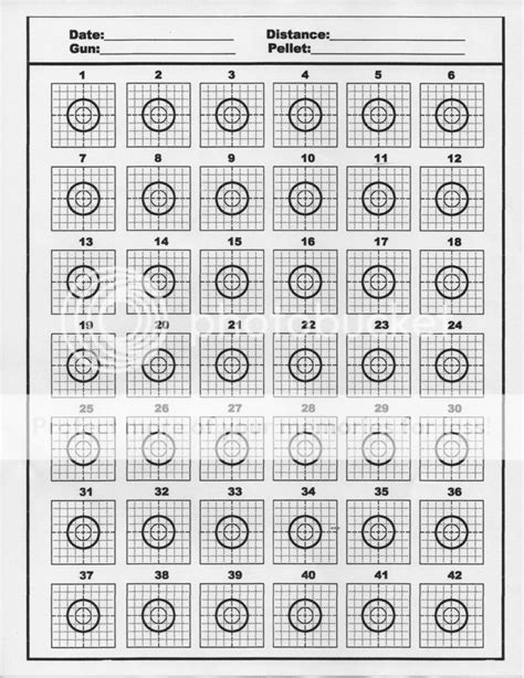 Airgun Targets Printable