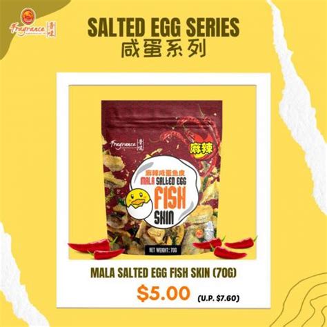 Fragrance Bak Kwa Salted Egg Series Promotion Valid Until 27 Mar 2022