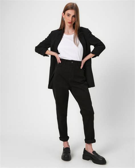 Riachuelo Cal A Black Jeans Feminina Slim Ak By Riachuelo