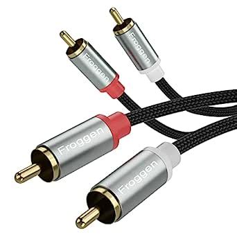 Goodaux Cable Rca M Les Vers M Les M Ft C Ble Audio Rca Pour