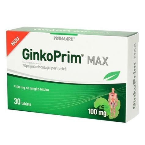 Ginkoprim Max 120 MG Walmark 30 Comprimate Esteto Ro