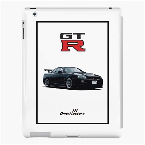 Nissan Skyline GTR R34 Omori Factory Vector IPad Case Skin By