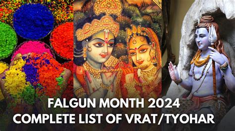 Falgun Month 2024 Complete List Of Vrattyohar Falling In Hindu