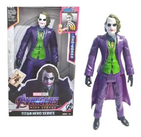 Boneco Coringa Joker Articulado Som Luz Cm Vers O Frete Gr Tis